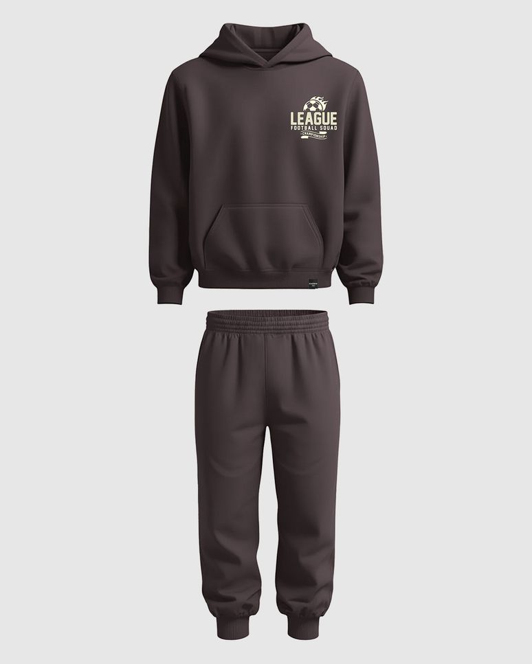 Conjunto Infantil Menino Blusão Estampa Frente E Costas + Calça Malwee Kids