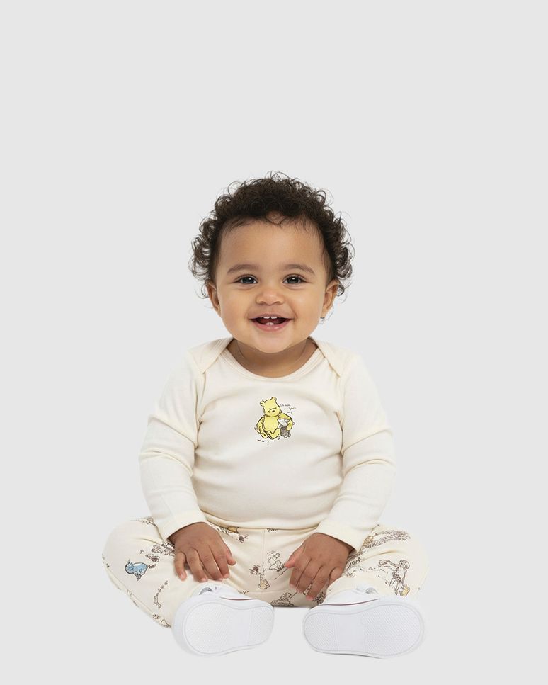 Conjunto Bebê Unissex Especial Ursinho Pooh Disney Em Algodão Malwee Kids