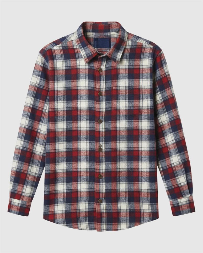 Camisa Infantil Menino Xadrez Em Tricoline Malwee Kids