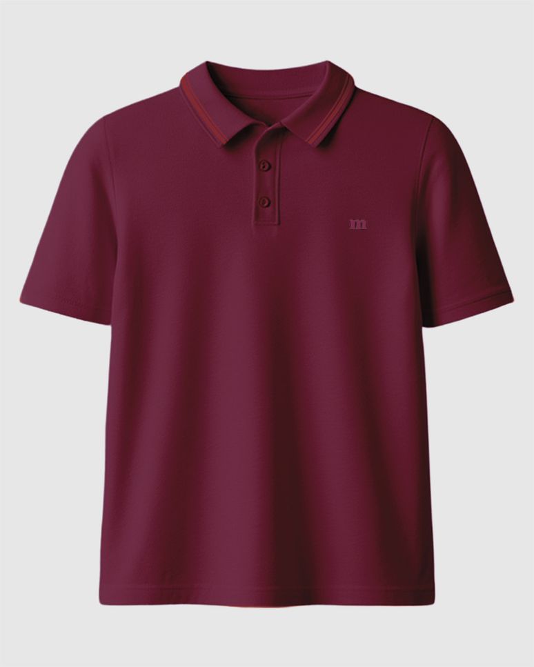 Camisa Polo Infantil Menino Bordado Peitoral Em Algodão Malwee Kids