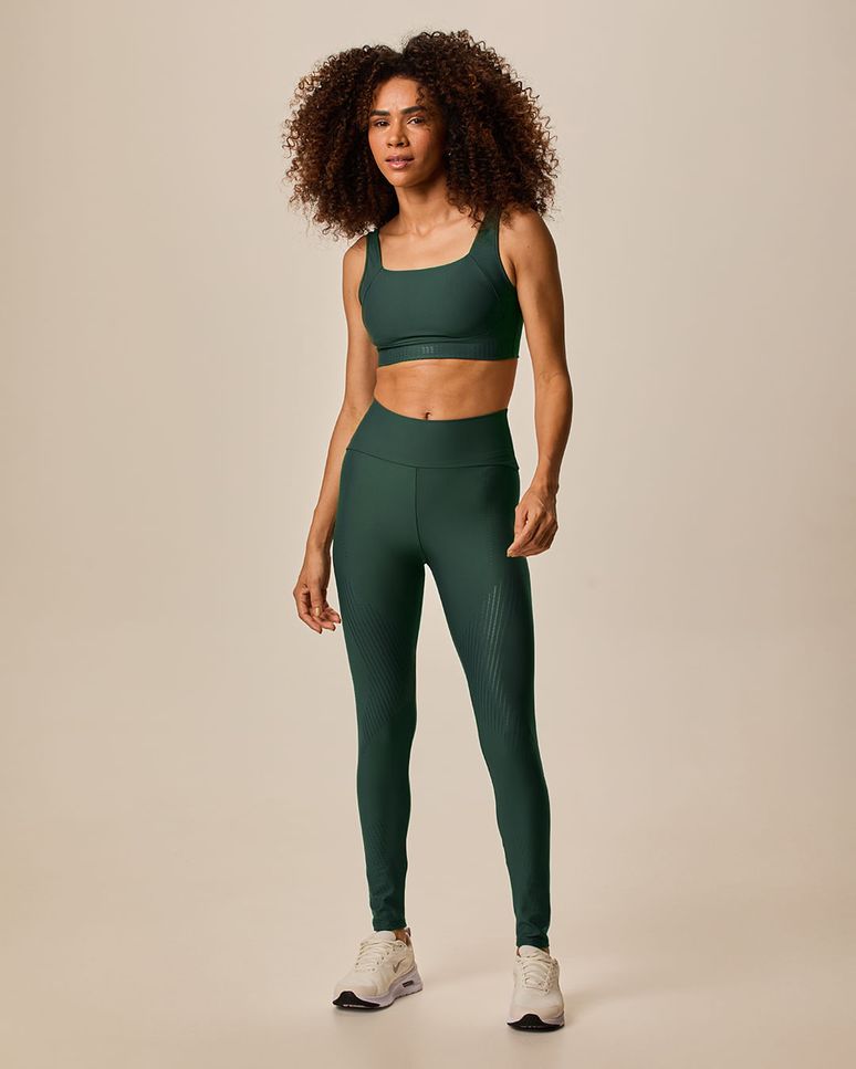 Top Regata Esportivo Recorte Estampa Efeito PU Malha Dry Malwee Active