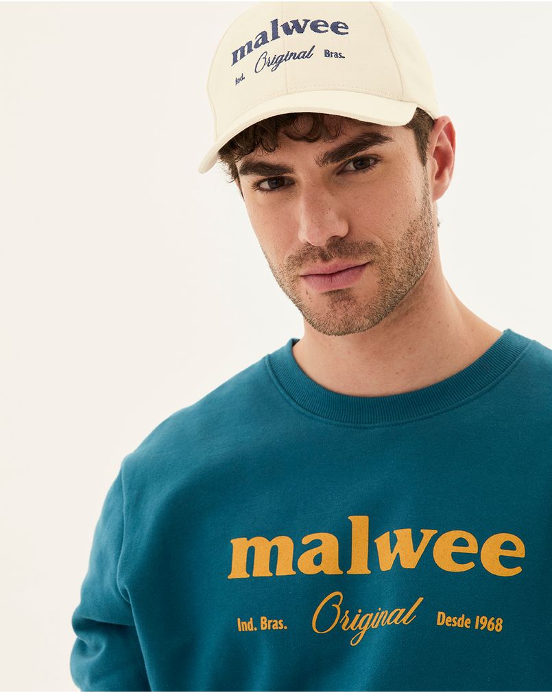 Boné Unissex Bordado Frontal Sarja 100% Algodão Original Malwee