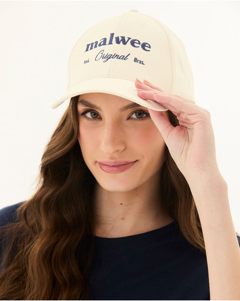 Boné Unissex Bordado Frontal Sarja 100% Algodão Original Malwee