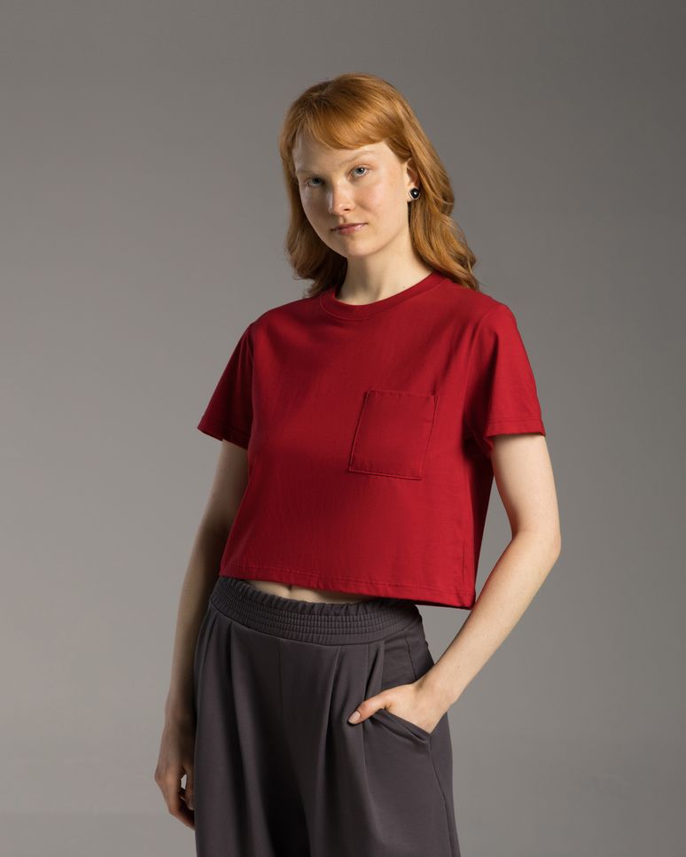 Tech T-Shirt Cropped Noliquid Bolso Feminina