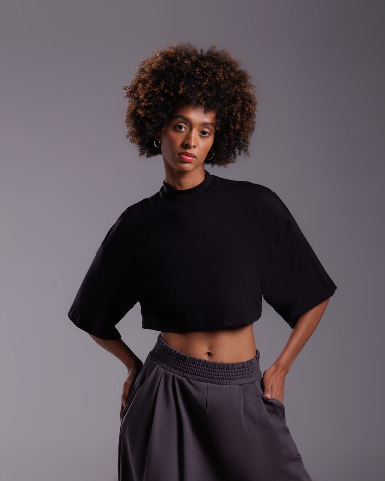 Tech T-Shirt Cotton Anti Odor Boxy Feminina