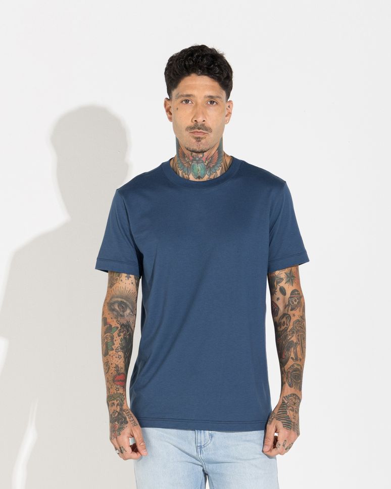 Camiseta Pima Punho Masculina