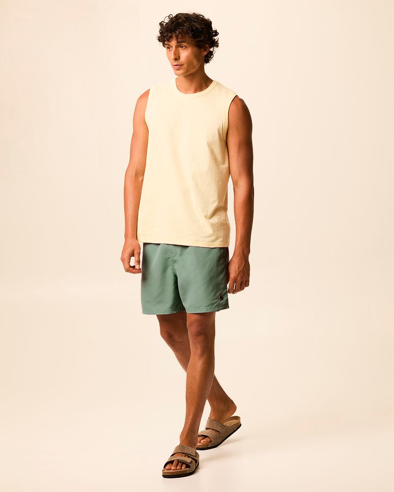 Shorts Masculino Água Bolso Funcional Em Tafetá