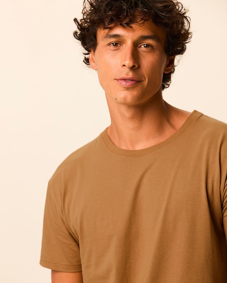 Camiseta Original Masculina Decote Redondo Em Algodão