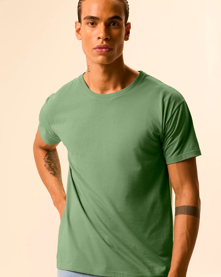 Camiseta Original Masculina Decote Redondo Em Algodão