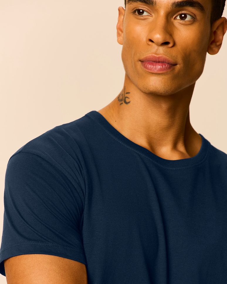 Camiseta Original Masculina Decote Redondo Em Algodão