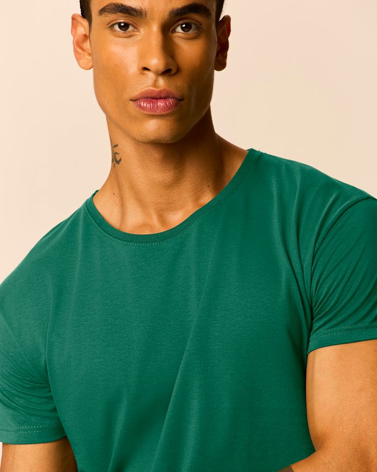 Camiseta Original Masculina Decote Redondo Em Algodão