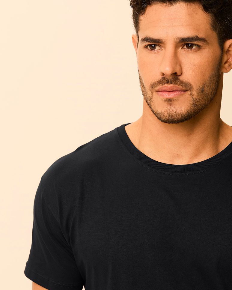 Camiseta Original Masculina Decote Redondo Em Algodão