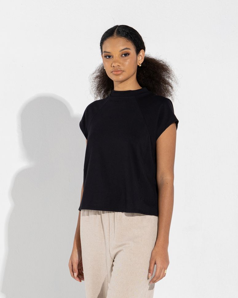 Camiseta Pima Raglan Feminina