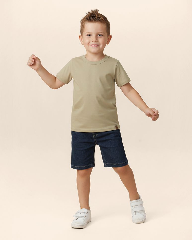 Camiseta Infantil Unissex Etiqueta Decorativa Em Malha Do Abraço Malwee Kids