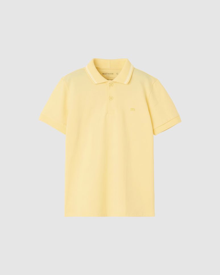 Camisa Polo Infantil Menino Bordado Peitoral Em Algodão Malwee Kids