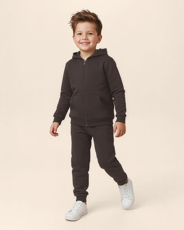 Calça Infantil Menino Jogger Cós Elástico Em Moletom Malwee Kids