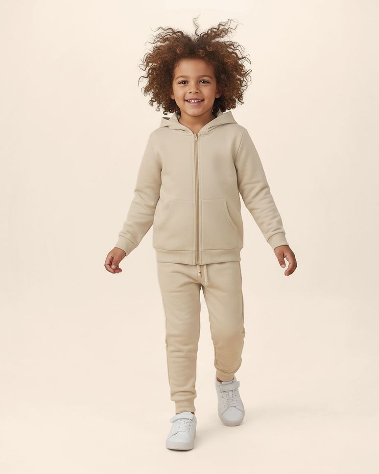 Calça Infantil Unissex Jogger Com Bolso Em Moletom Repele Líquidos Malwee Kids