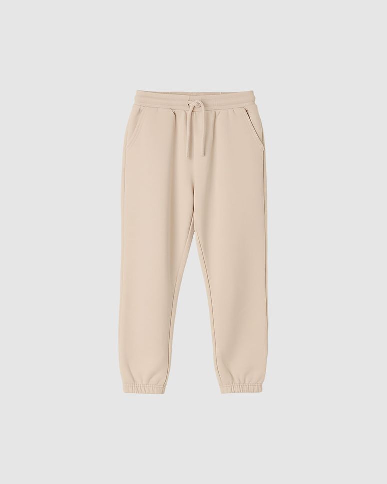 Calça Infantil Unissex Jogger Com Bolso Em Moletom Repele Líquidos Malwee Kids