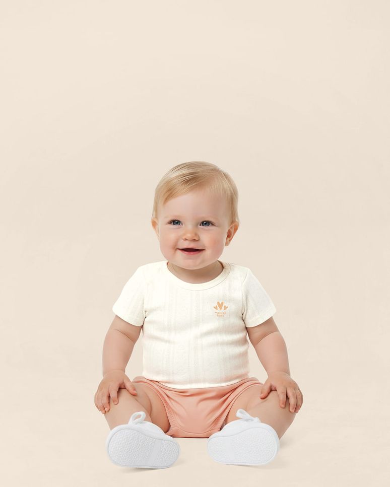 Conjunto Bebê Menina Body E Shorts Estampa Bichinho Malwee Kids