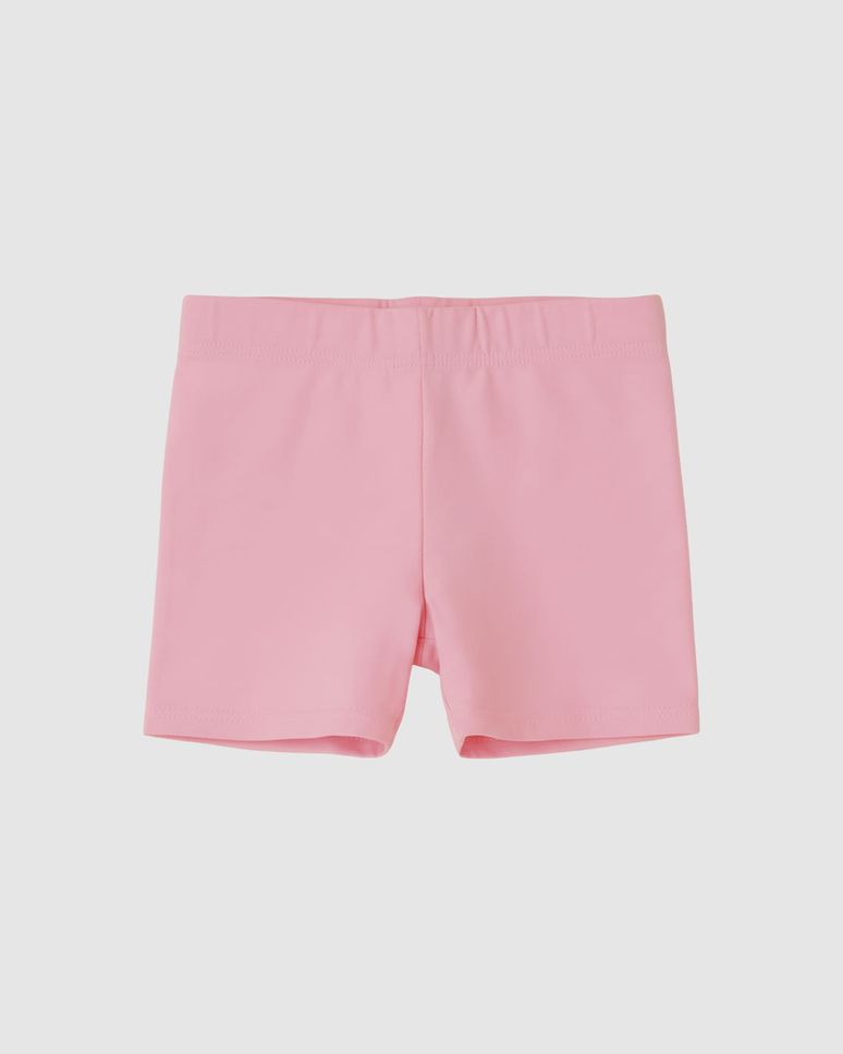 Shorts Infantil Menina Cós Elástico Em Algodão Malwee Kids