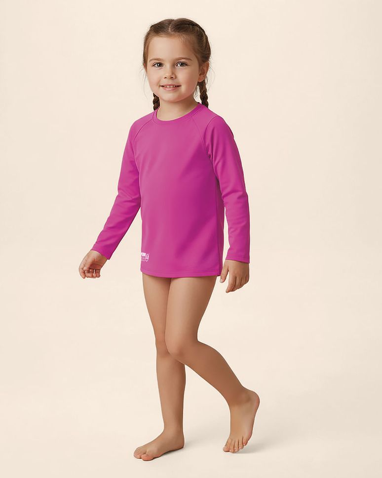 Camiseta Praia Infantil Menina Me Encontre Especial Com QR Code Malwee Kids