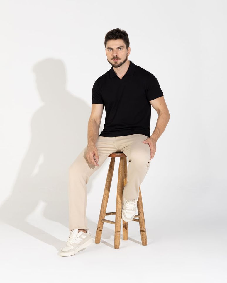Polo Cotton Pima Masculina