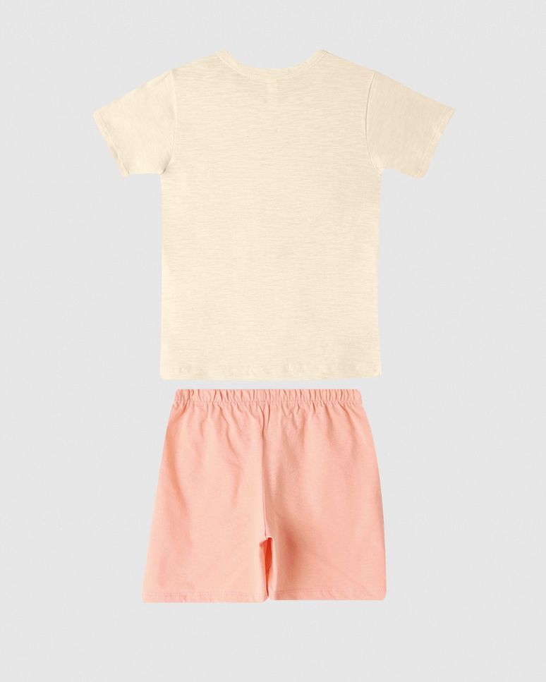 Pijama Curto Infantil Menino Estampa T-Rex Em Algodão Malwee Kids