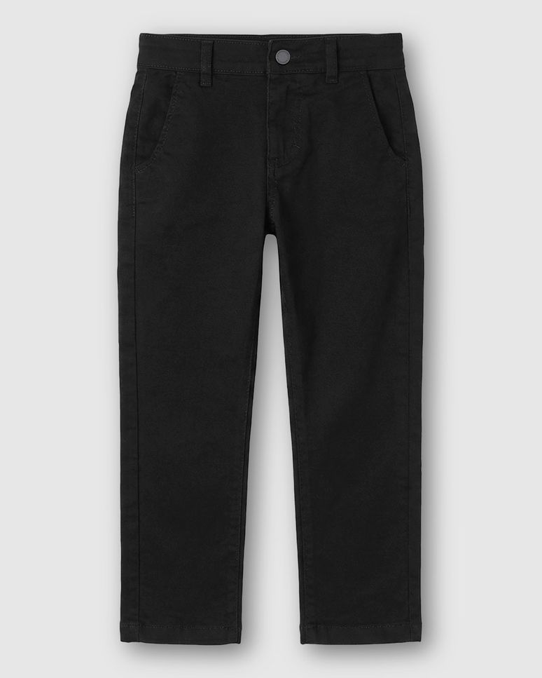 Calça Menino Chino Em Sarja Com Elastano - Carinhoso