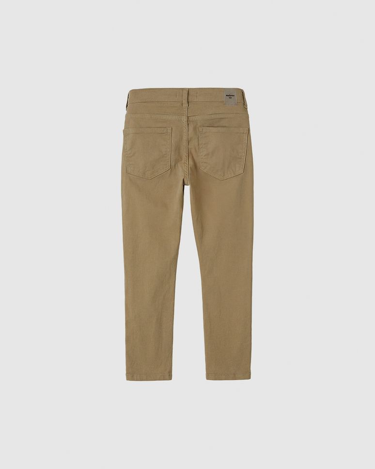 Calça Infantil Menino Skinny Cintura Ajustável Em Sarja Stretch Malwee Kids