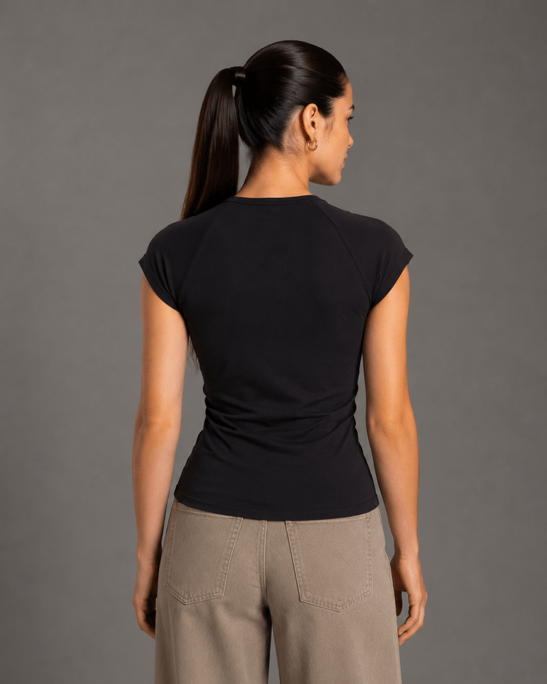 Tech T-Shirt Modal Raglan Feminina - BASICAMENTE