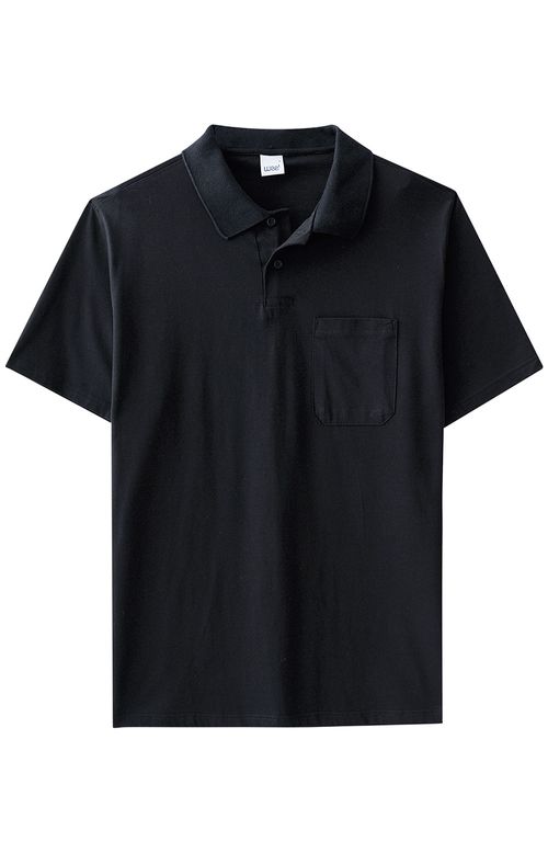 Camisa Polo Básica Masculina Plus Size Em Meia Malha