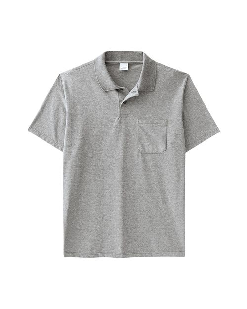 Camisa Polo Básica Masculina Plus Size Em Meia Malha