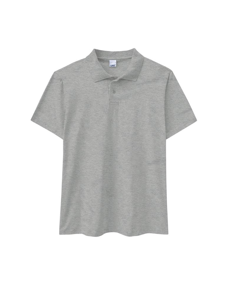 Camisa Polo Básica Masculina Plus Size Gola Esporte Em Meia Malha