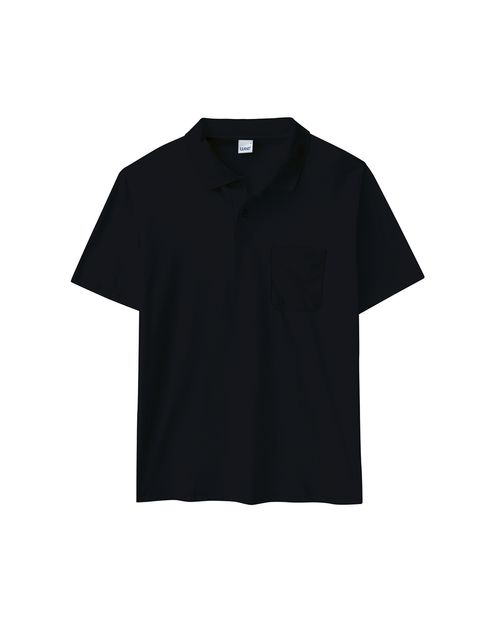 Camisa Polo Básica Masculina Plus Size Em Meia Malha