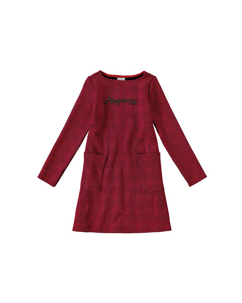 Vestido Xadrez Com Bolsos Malwee Kids