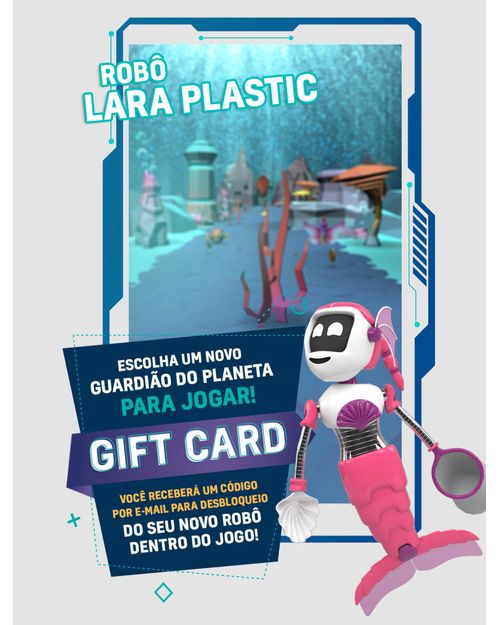 Cards Lara Plastic  Guardiões do Planeta Malwee Kids