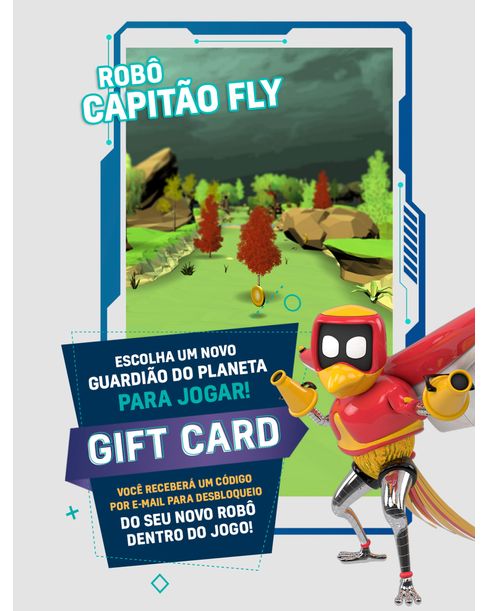 Cards Capitão Fly - Guardiões do Planeta Malwee Kids