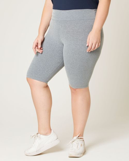 Bermuda Básica Feminina Plus Size Em Supplex®