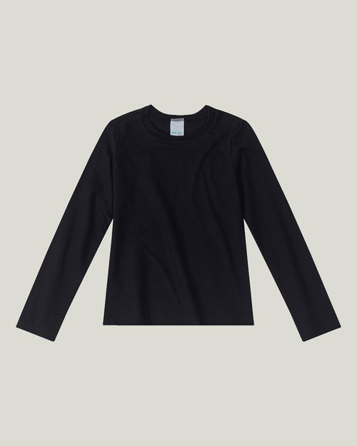 Blusa Infantil Menina Decote Redondo Em Malha UV Malwee Kids