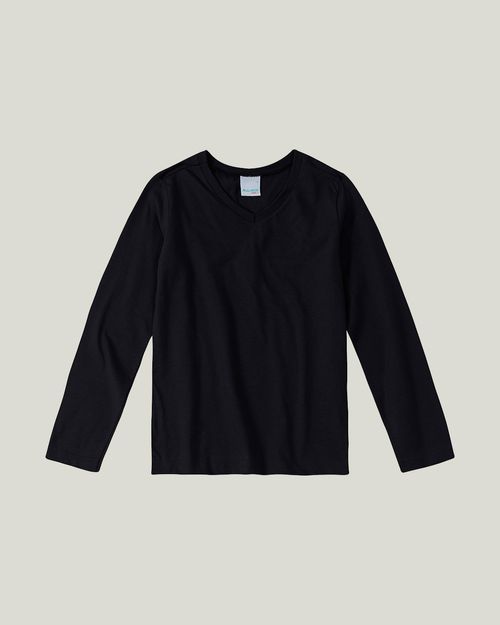 Camiseta Infantil Menino Decote V Em Meia Malha Malwee Kids