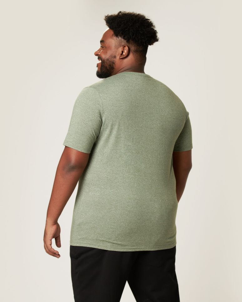 Camiseta Tradicional Malha Mouline Malwee Plus