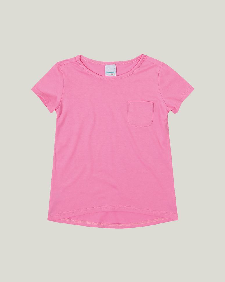 Blusa Infantil Menina Mullet Decote Redondo Em Malha  Malwee Kids