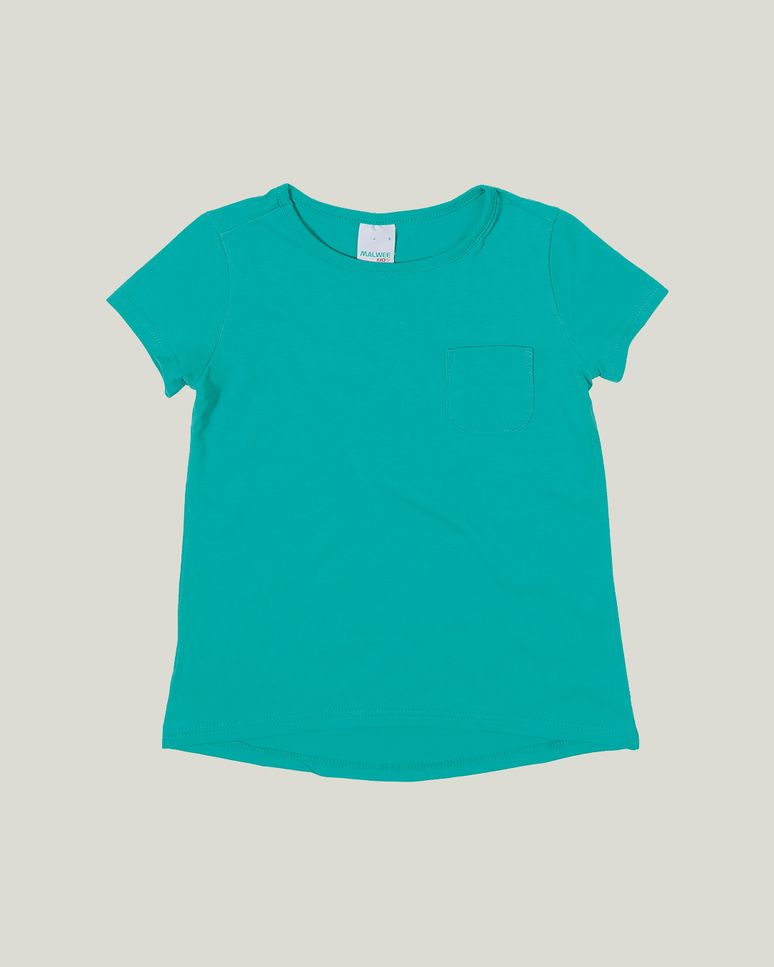 Blusa Infantil Menina Mullet Decote Redondo Em Malha  Malwee Kids