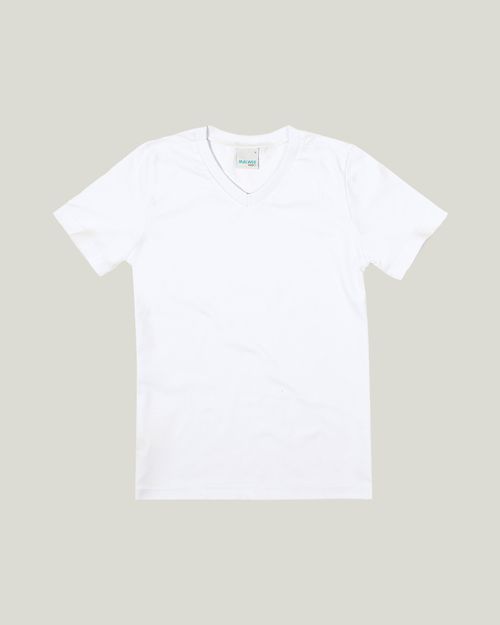 Camiseta Infantil Menino Decote V Em Algodão Malwee Kids