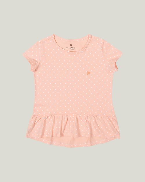Blusa Poás Malha Menina Malwee Kids