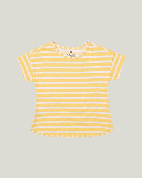 Blusa Listrada Malha Menina Malwee Kids