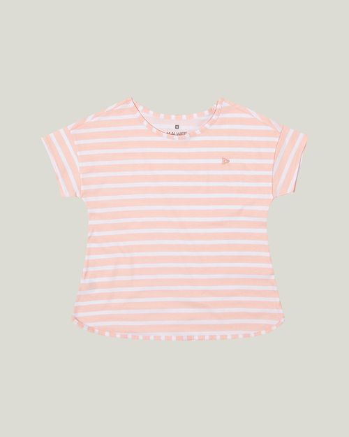 Blusa Listrada Malha Menina Malwee Kids