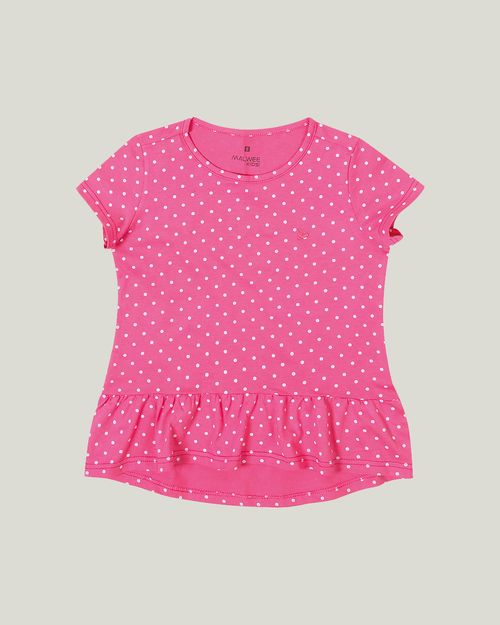 Blusa Poás Malha Menina Malwee Kids