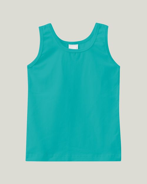 Regata Infantil Menina Decote U Em Cotton Conforto Malwee Kids