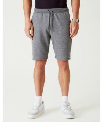 Bermuda Básica Masculina Cintura Média Em Moletom Sem Flanela